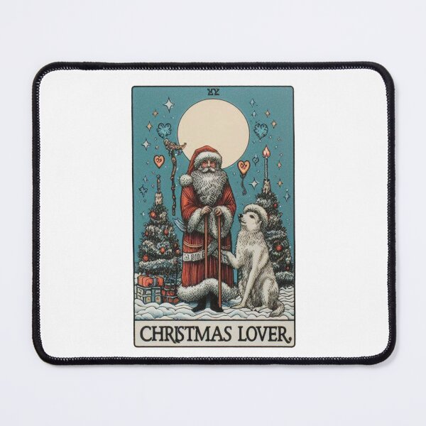Item preview, "Christmas Lover" Santa Tarot Card designed and sold by MelocotonDreams.