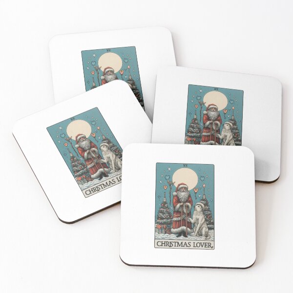 Item preview, "Christmas Lover" Santa Tarot Card designed and sold by MelocotonDreams.