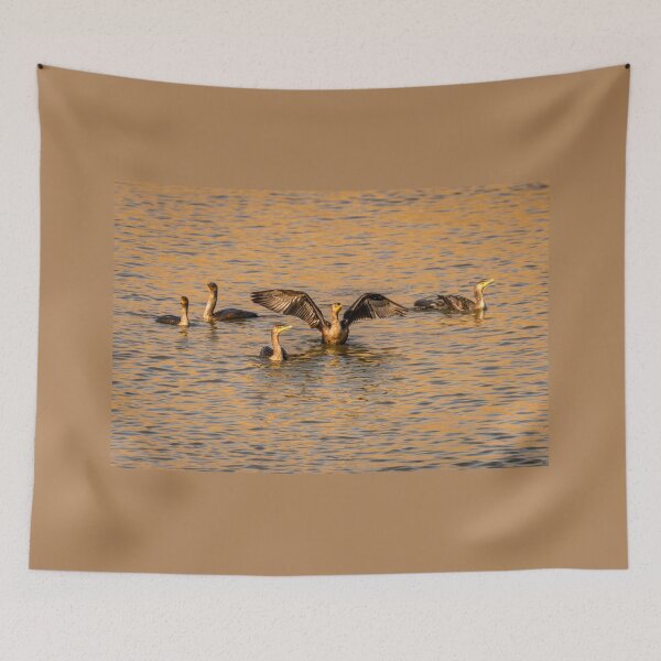 Item preview, Morning Gathering Of Cormorants designed and sold by Debra Martz.