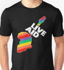 Live Aid Pflaster 1985 Slim Fit T-Shirt