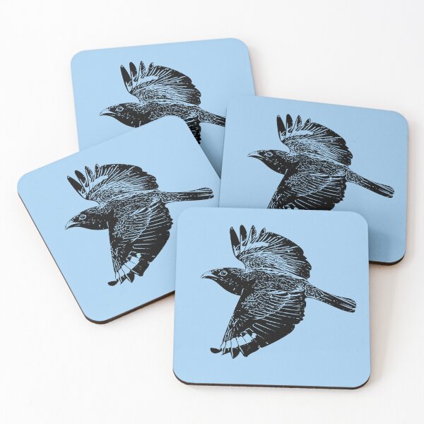 Item preview, Dollarbird Broad-billed Roller Flying Black Design  designed and sold by designsasstultd.