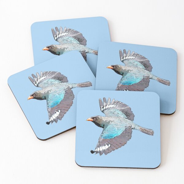 Item preview, Dollarbird Broad-billed Roller Flying Black Alternate Design  designed and sold by designsasstultd.