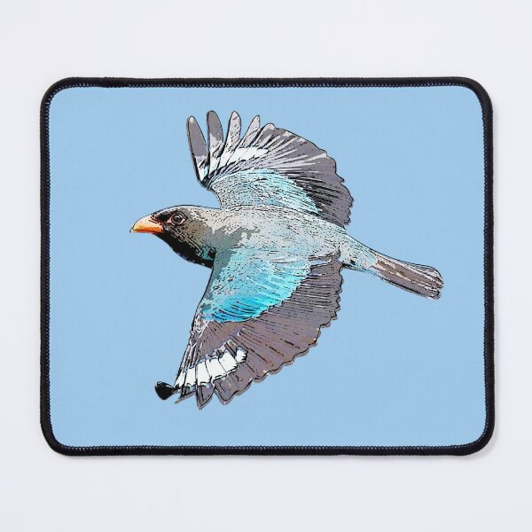 Item preview, Dollarbird Broad-billed Roller Flying Black Alternate Design  designed and sold by designsasstultd.