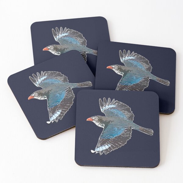 Item preview, Dollarbird Broad-billed Roller Flying White Alternate Design  designed and sold by designsasstultd.
