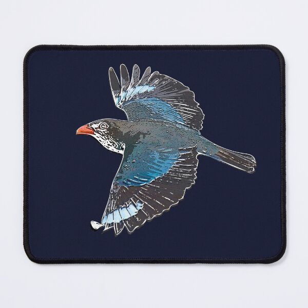 Item preview, Dollarbird Broad-billed Roller Flying White Alternate Design designed and sold by designsasstultd.