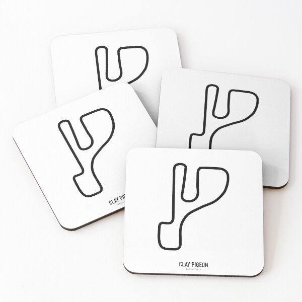 Item preview, Clay Pigeon Raceway Track Outline Black designed and sold by clr95.