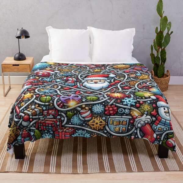Item preview, Mosaic Maze of Festive Doodles – Perfect Present designed and sold by Imaginarium of Chaos falcon88 .