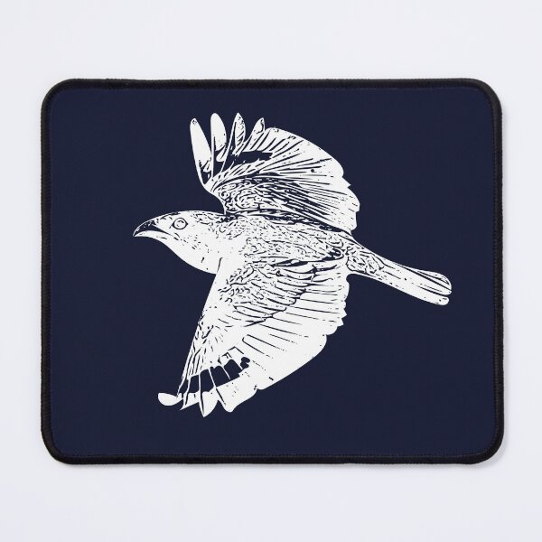 Item preview, Dollarbird Broad-billed Roller Flying White Design  designed and sold by designsasstultd.
