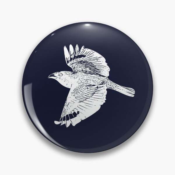 Item preview, Dollarbird Broad-billed Roller Flying White Design  designed and sold by designsasstultd.