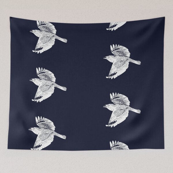 Item preview, Dollarbird Broad-billed Roller Flying White Design  designed and sold by designsasstultd.