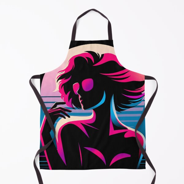 Item preview, Synthwave Girl designed and sold by Retroperks.