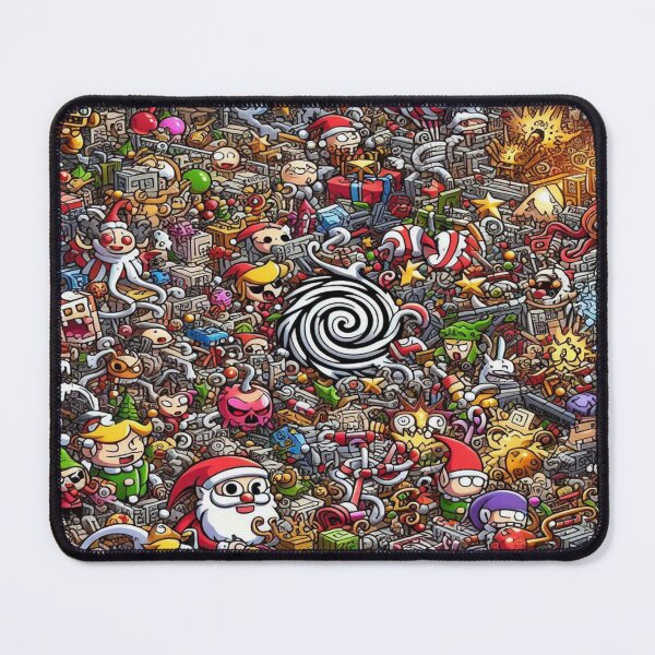 Item preview, Pixelated Holiday Doodle Explosion – Perfect Present designed and sold by Imaginarium of Chaos falcon88 .