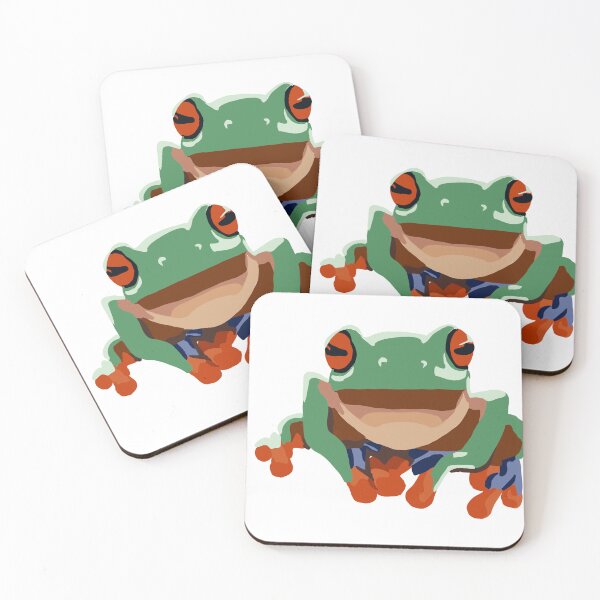 Item preview, Red eyed tree frog designed and sold by Jmablesonart.