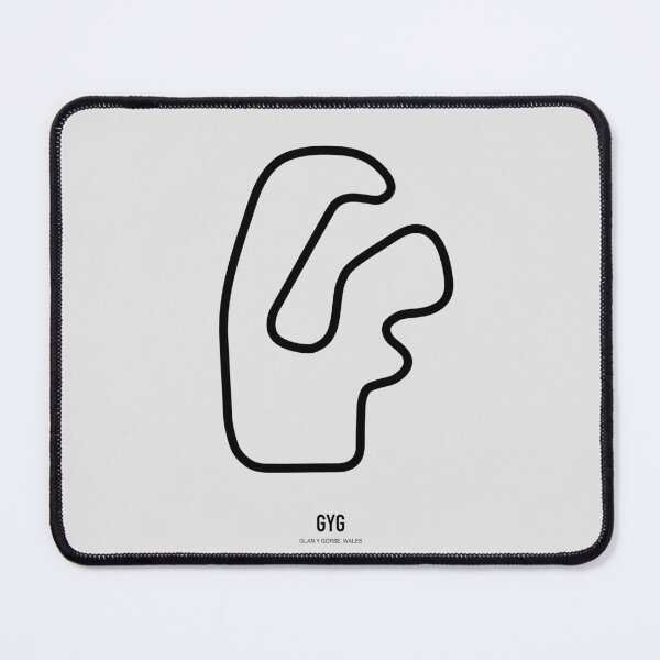 Item preview, Glan-y-Gors Race Track Outline Black designed and sold by clr95.