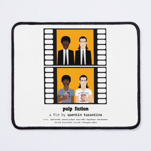 Item preview, Pulp Fiction Minimalist Movie Poster designed and sold by Hasan Can Guler.