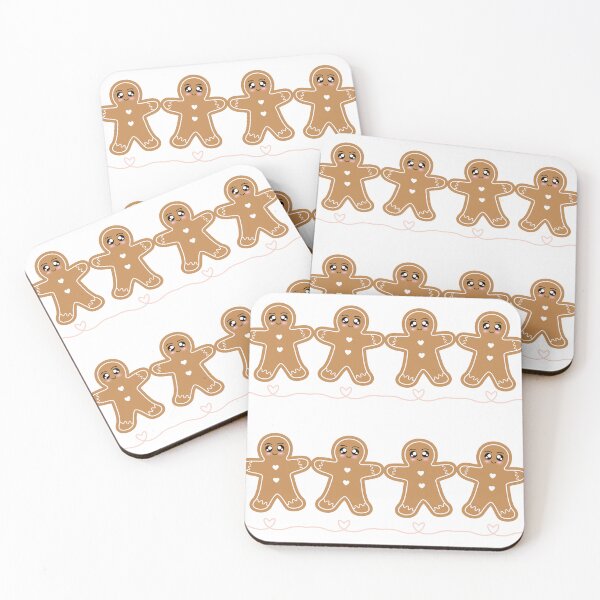 Item preview, cute gingerbread holding hands designed and sold by Spirit and Style.