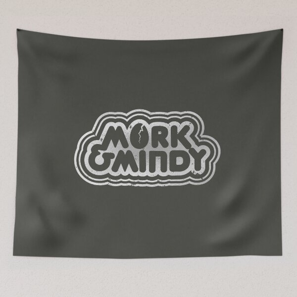 Item preview, Nanu Nanu - Mork & Mindy  | 70s Retro Silver Design designed and sold by SALENTOmadness.