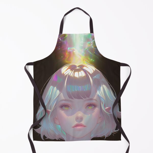 Item preview, Glowing Lightbeam Elf Anime Girl designed and sold by bubblegoth.