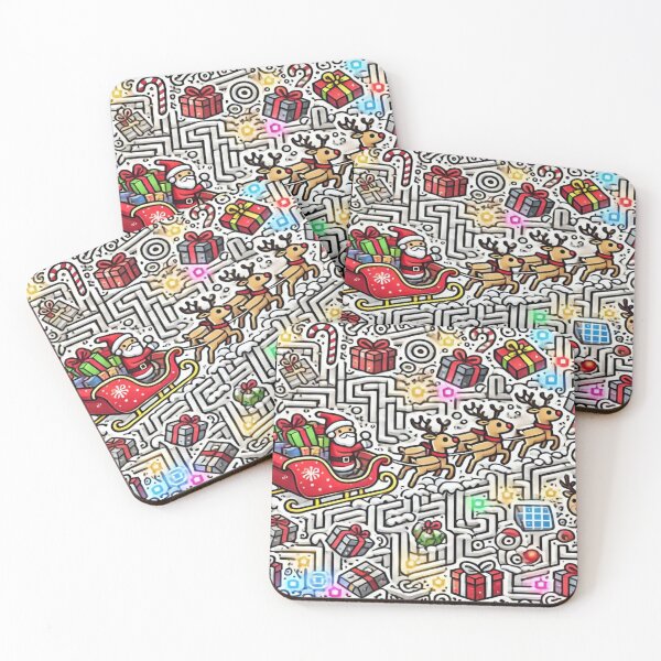 Item preview, Mosaic Mischief Holiday Doodles – Perfect Present designed and sold by Imaginarium of Chaos falcon88 .
