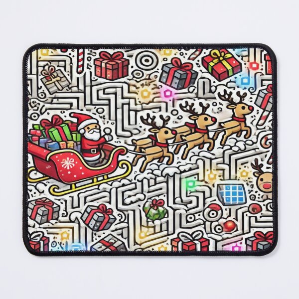 Item preview, Mosaic Mischief Holiday Doodles – Perfect Present designed and sold by Imaginarium of Chaos falcon88 .