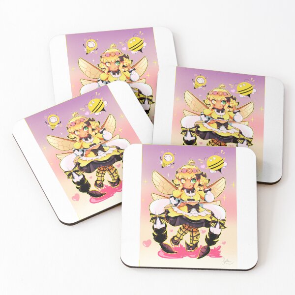Item preview, Honey B Lovely (with background) - Final Fantasy XIV designed and sold by Sephira's sticker shop.