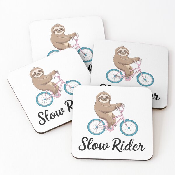 Item preview, Slow Rider Sloth on Bike designed and sold by OskarArts.
