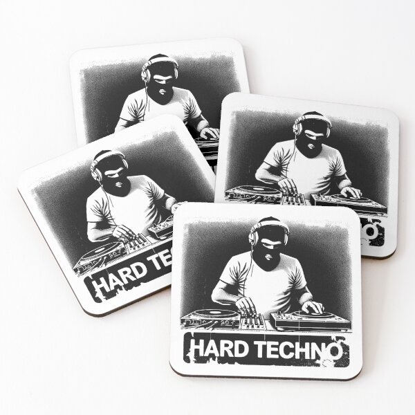 Item preview, Hard Techno Music Underground DJ designed and sold by Urban-Alien.