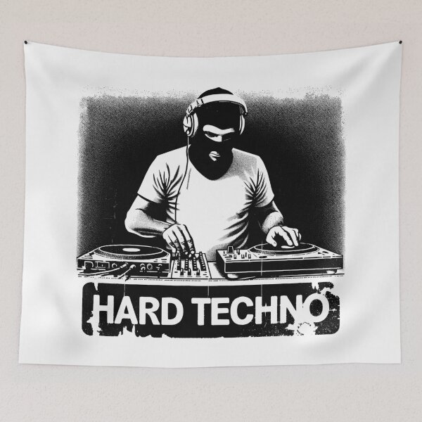 Item preview, Hard Techno Music Underground DJ designed and sold by Urban-Alien.