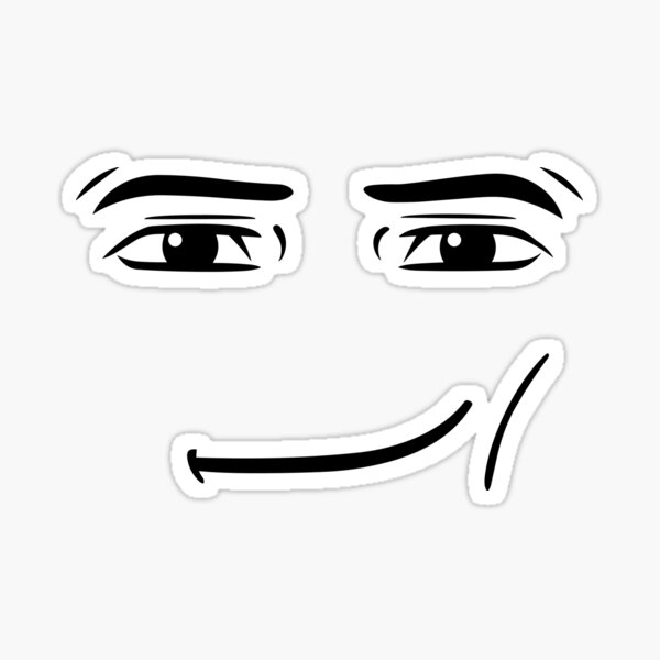 Item preview, Roblox Man Face Emoji designed and sold by Gamify Store.