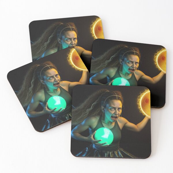 Item preview, Creepy Goddess Holding Orange Ball designed and sold by highplacidity.