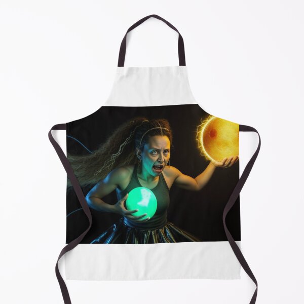 Item preview, Creepy Goddess Holding Orange Ball designed and sold by highplacidity.