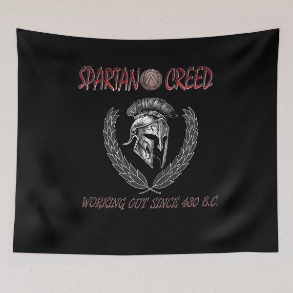 Item preview, SPARTAN CREED: WORKING OUT SINCE 480 B.C. designed and sold by MK-GRAPHICS2020.