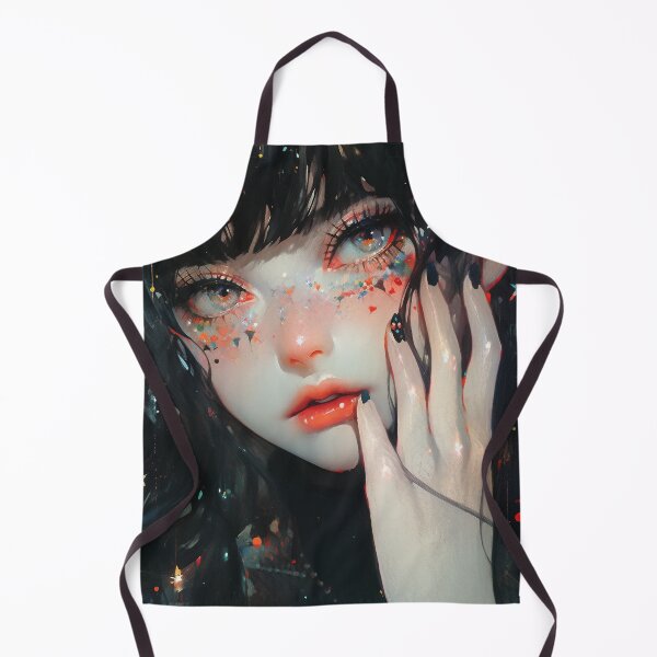 Item preview, Dreamy Ethereal Stardust Anime Girl designed and sold by bubblegoth.