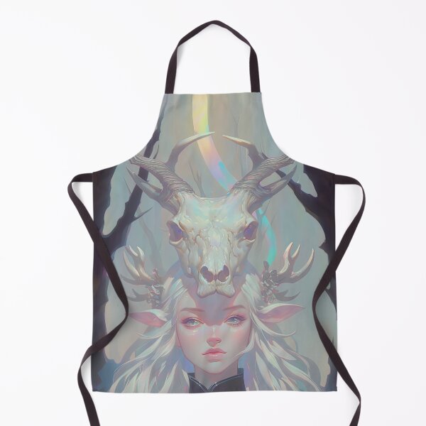 Item preview, Regal Magical Antler Anime Girl designed and sold by bubblegoth.