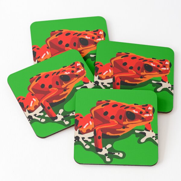 Item preview, Red poison dart frog designed and sold by Jmablesonart.