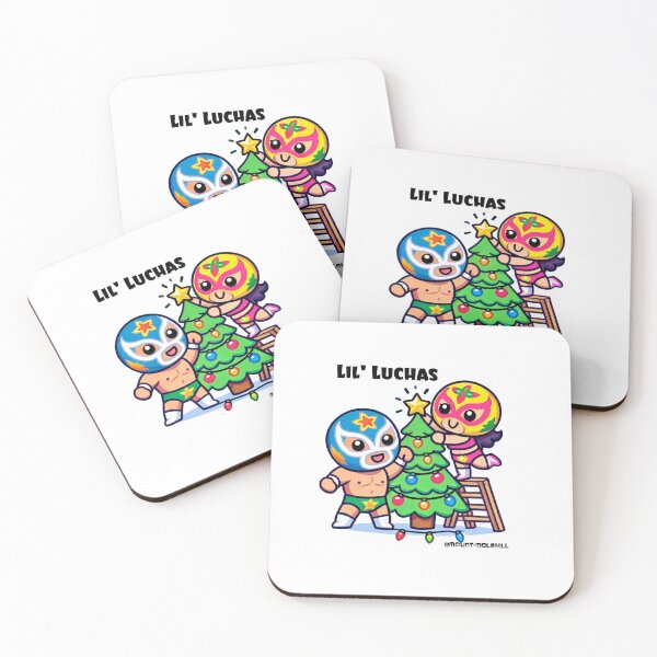 Item preview, Lil' Luchas: Christmas Tree Decorating Champions designed and sold by Mount-Molehill.