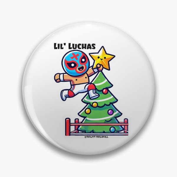 Item preview, Lil' Luchas: Christmas Tree Decorating Champion designed and sold by Mount-Molehill.