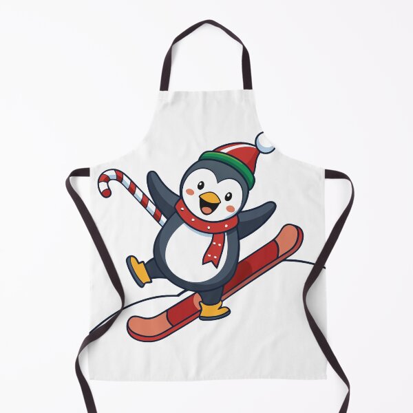 Artikelvorschau, Fröhlicher Pinguin rutscht auf einem schneebedeckten Hügel entworfen und verkauft von omerfdln34.