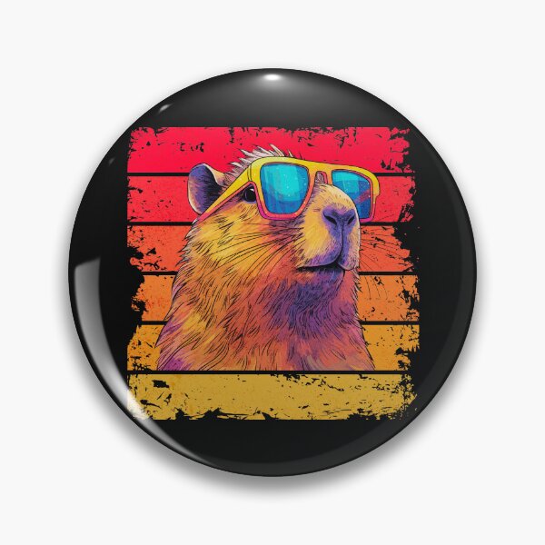Item preview, Cool Capybara designed and sold by VintageRootsCa.