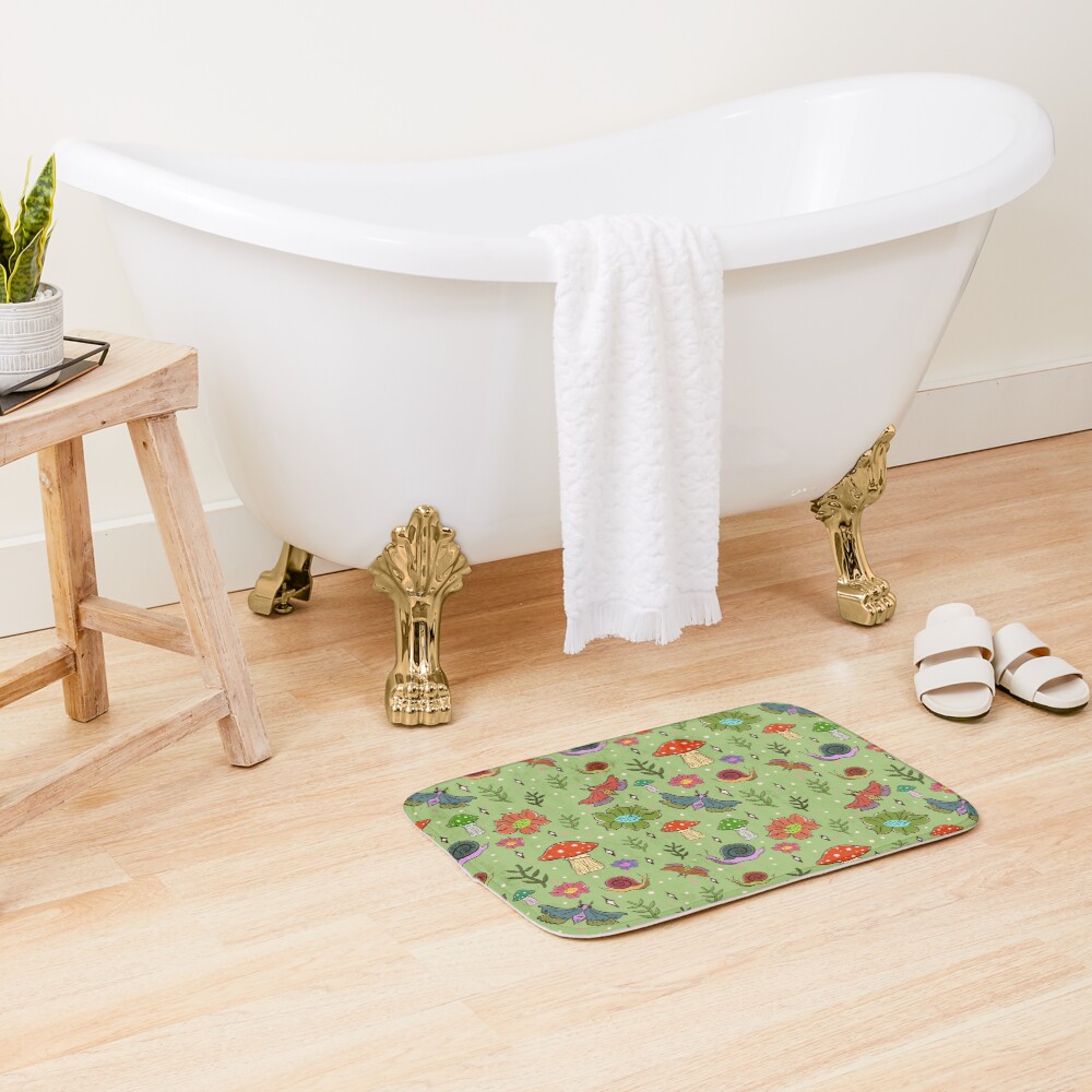 Item preview, Bath Mat designed and sold by LeafMoonArt.