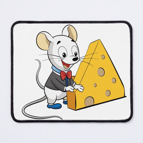 Item preview, Mouse Tying a Bow Around a Wedge of Cheese designed and sold by omerfdln34.