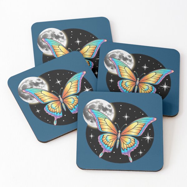 Item preview, Colorful Butterfly in the Night designed and sold by AlinaSCorner.