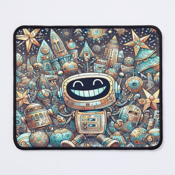 Item preview, Sci-Fi Smiles in a Vintage Winter Wonderland – Perfect Holiday Gift designed and sold by Imaginarium of Chaos falcon88 .