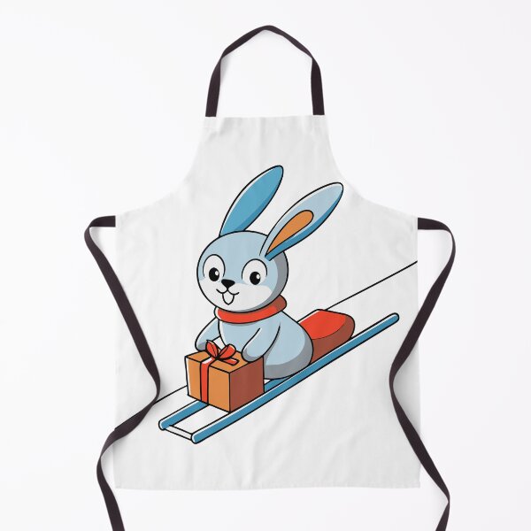 Artikelvorschau, Verspielter Hase beim Schlittenfahren auf dem Deckel einer Geschenkschachtel entworfen und verkauft von omerfdln34.