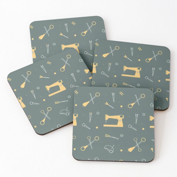 Item preview,  Minimal Sewing Needle & Tailoring Concept Seamless Pattern designed and sold by hjian8219.