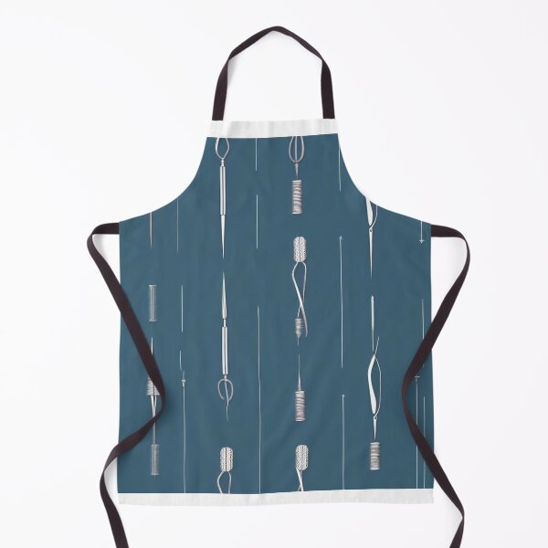 Item preview,  Minimal Sewing Needle & Tailoring Concept Seamless Pattern designed and sold by hjian8219.
