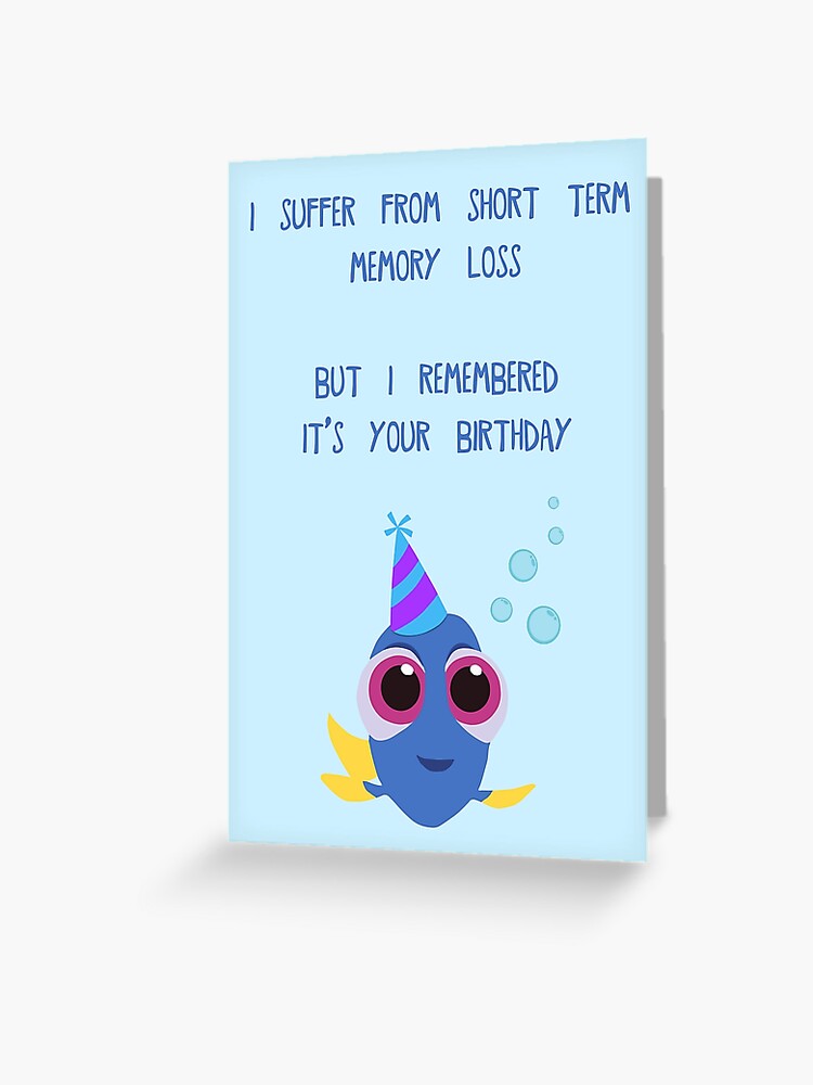 Carte De Vœux Trouver Dory Par Orsum Art Redbubble