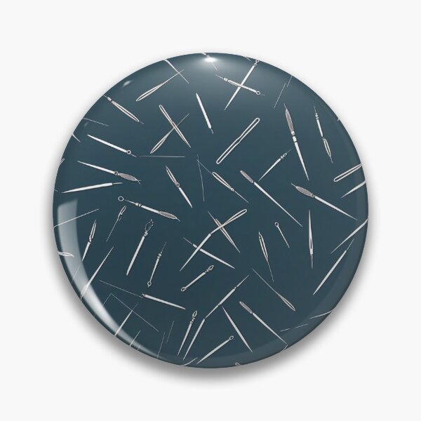 Item preview,  Minimal Sewing Needle & Tailoring Concept Seamless Pattern designed and sold by hjian8219.