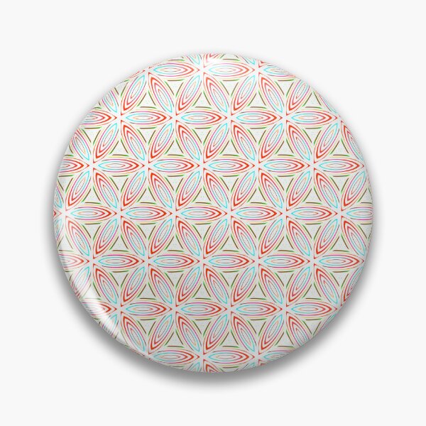 Item preview, Vibrant Geometric Pattern with Red Accents designed and sold by Genie-0750.