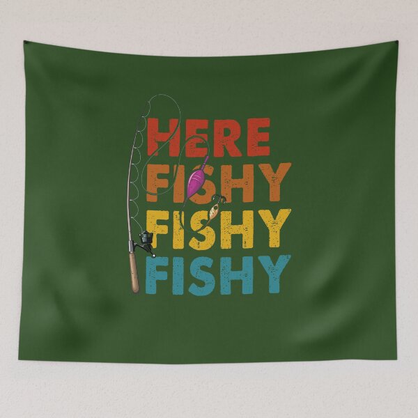Item preview, Fish Hunting Fishing Fishrod Fisherman designed and sold by FernaRoje.